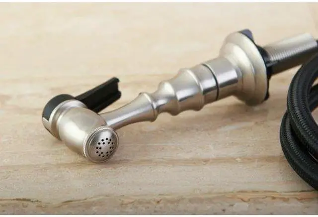 Alt view image 3 of 8 - Kingston Brass KBSPR18 Gourmetier Kitchen Faucet Sprayer for KS1798ALBS, Satin Nickel