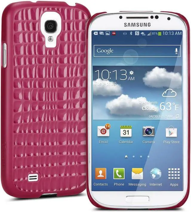 Alt view image 2 of 11 - Targus Fuchsia Slim Wave Case for Samsung Galaxy S4 (Pink) TFD03501US