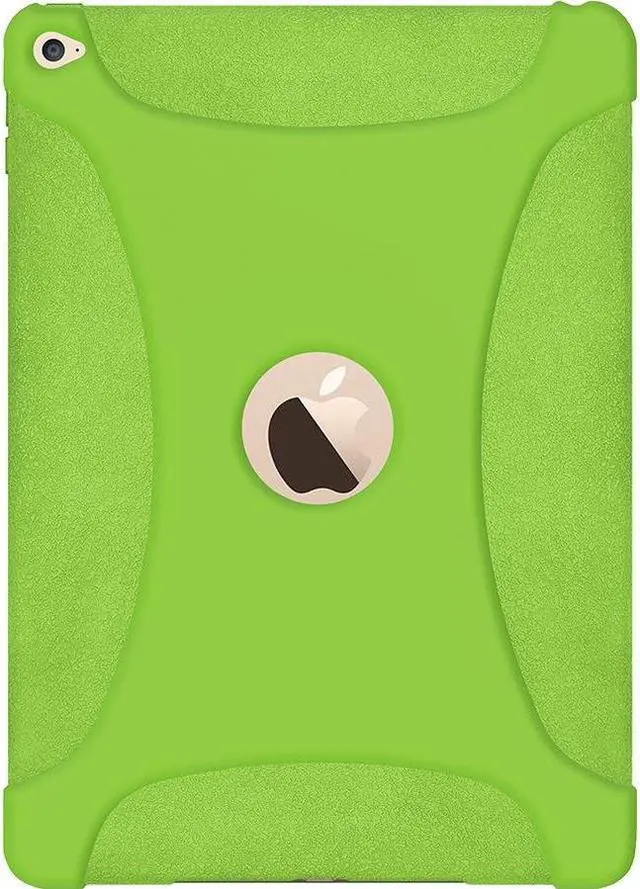 Alt view image 7 of 7 - Amzer Silicone Skin Jelly Case - Green for Apple iPad Air 2