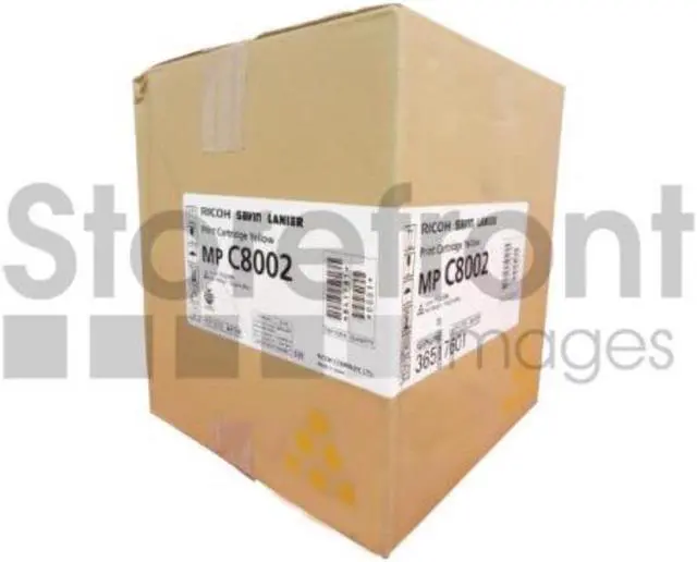 Alt view image 3 of 6 - Yellow Toner Cartridge for Ricoh 841781 MP C6502SP, MP C8002SP, Genuine Ricoh Brand
