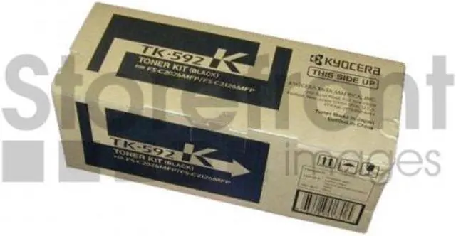 Alt view image 2 of 16 - Kyocera Copystar TK592K Laser Toner Cartridge Black