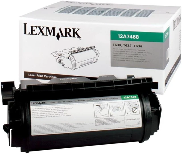 Alt view image 4 of 14 - Lexmark 12A7468 High-Yield Toner 21000 Page-Yield Black