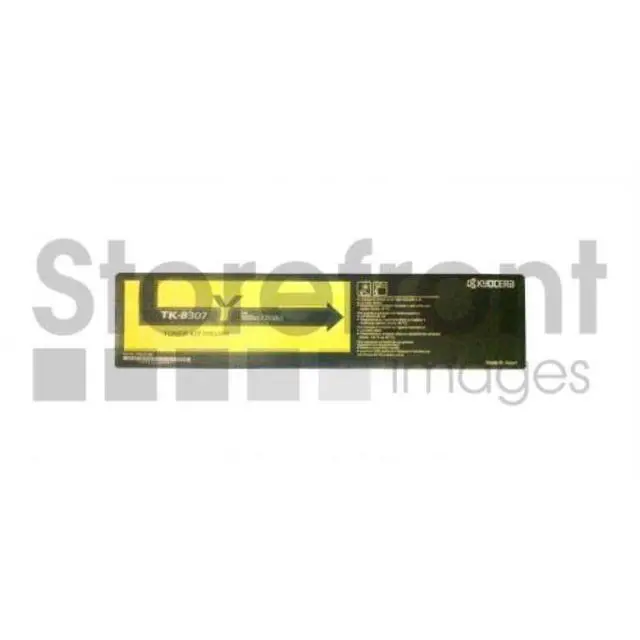 Alt view image 3 of 15 - Kyocera Original Toner Cartridge - Laser - 15000 Pages - Yellow - 1 Each