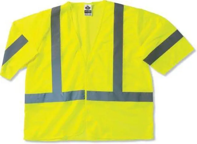 Main image of High Visibility Vest, Class 3, S/M, Lime