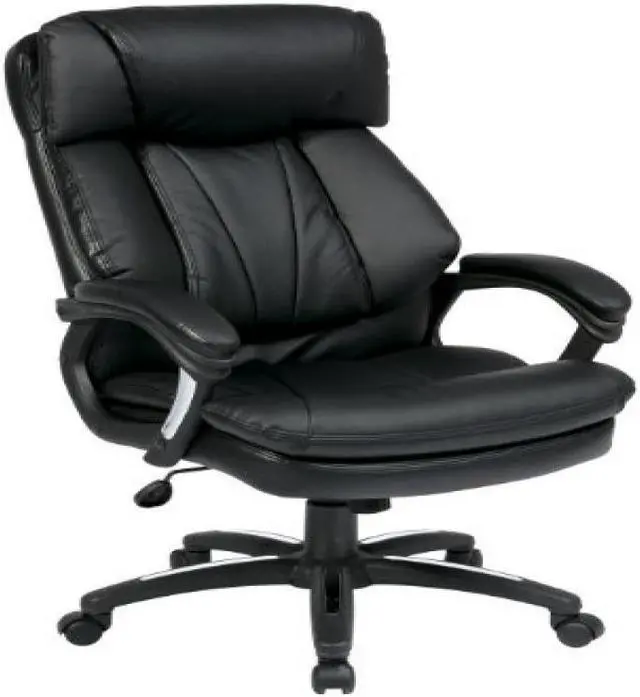 Alt view image 6 of 9 - Office Star Products Work Smart Oversized Faux Leather Executive Chair