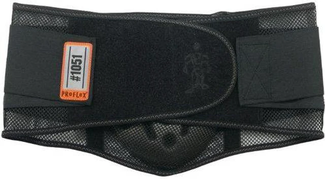 Alt view image 2 of 6 - ERGODYNE 20187 Proflex Mesh Back Support W/Lumbar Pad 2Xl