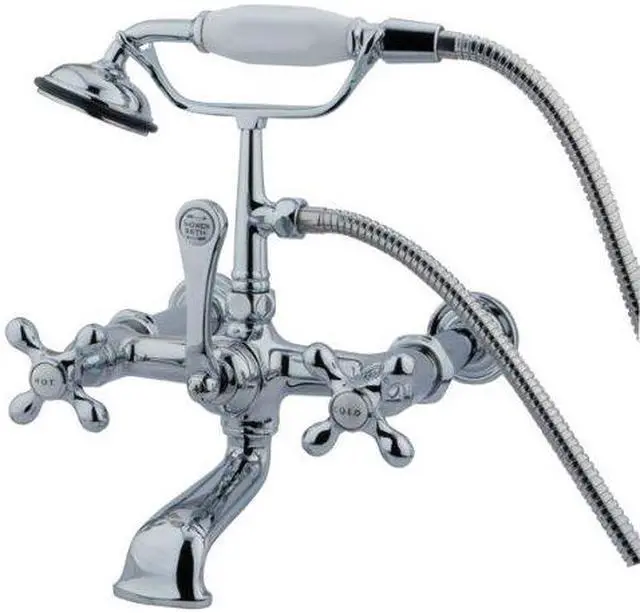 Alt view image 6 of 8 - Kingston Brass CC548T1 Clawfoot Tub Filler , Faucet, Polished Chrome
