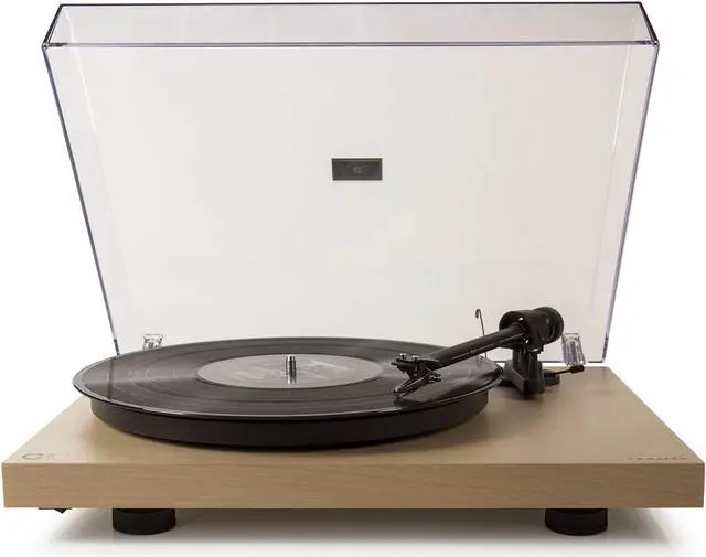 Alt view image 8 of 10 - Crosley C10A-NA 2-Speed Pro-Ject Tone Arm Manual Belt Driven Turntable - Natural