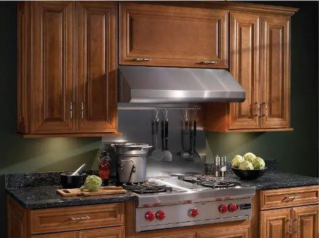 Alt view image 3 of 6 - Broan E6430SS 30" Stainless Steel Range Hood With 600 CFM Internal Blower and Tw