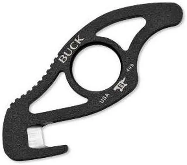 Alt view image 5 of 6 - Buck PakLite Guthook w/Black Traction Coat Knife 499BKG1