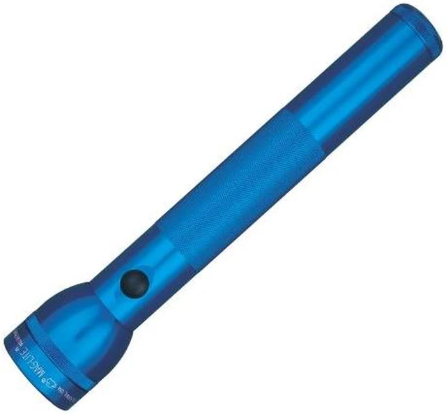 Maglite S3D115 Full Size 3 Cell D Blue 45 Lumens Incandescent ...