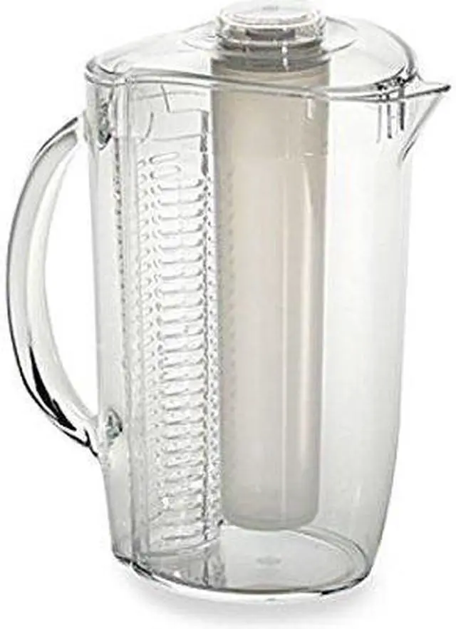 Alt view image 4 of 12 - Clear Iced Fruit Infusion Natural Fruit Flavor Pitcher