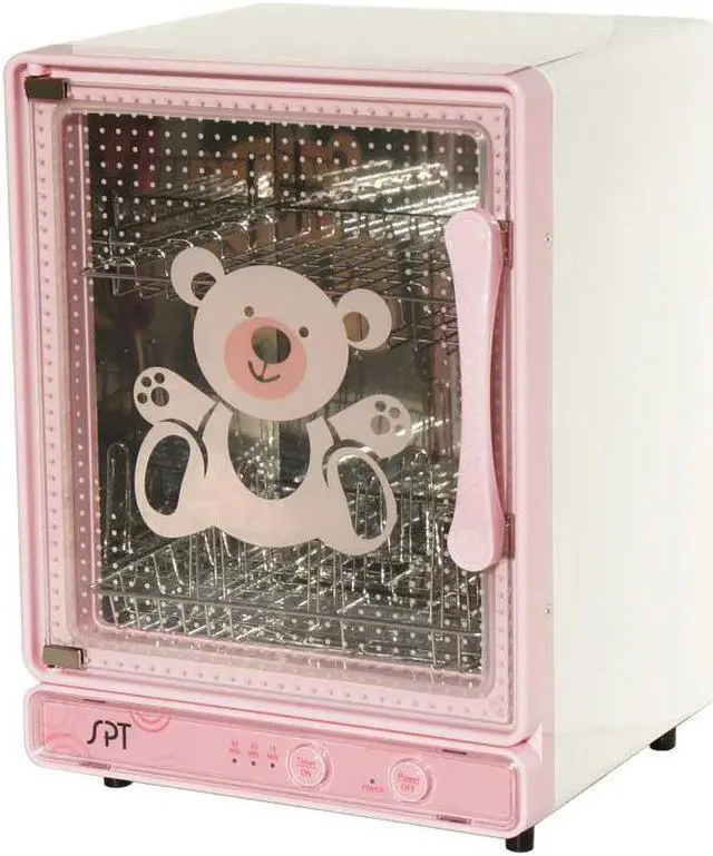 Alt view image 3 of 5 - SPT Baby Bottle Sterilizer & Dryer - Pink