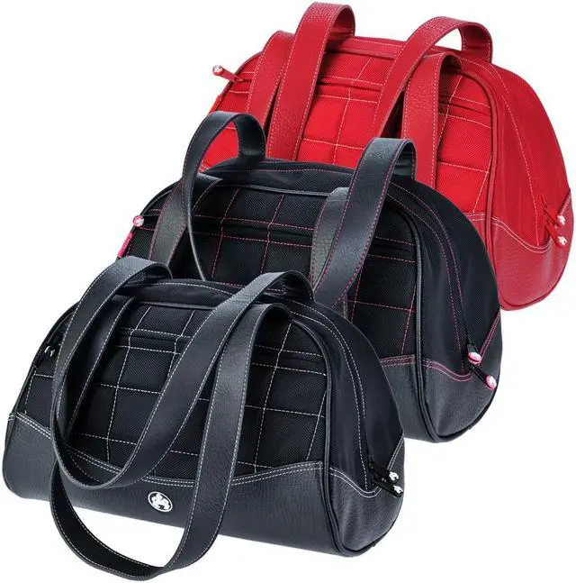 Alt view image 4 of 4 - Sumo Travel Duffel - Black w/Pink Stitching - Small