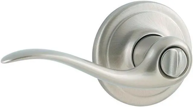 Alt view image 3 of 5 - Kwikset 730TNL 15 CP Tustin Bed/Bath Lever, Satin Nickel