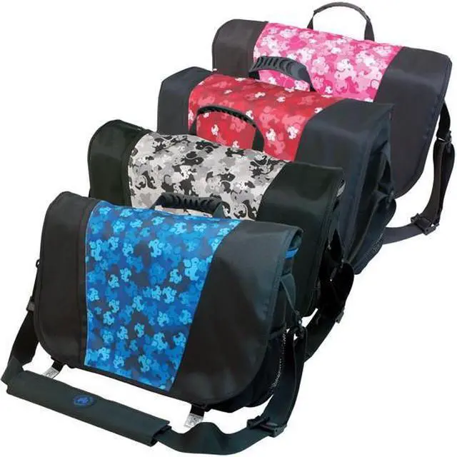 Alt view image 11 of 11 - Sumo - Messenger Bag - 15.6" or 16" screens - Black/Silver