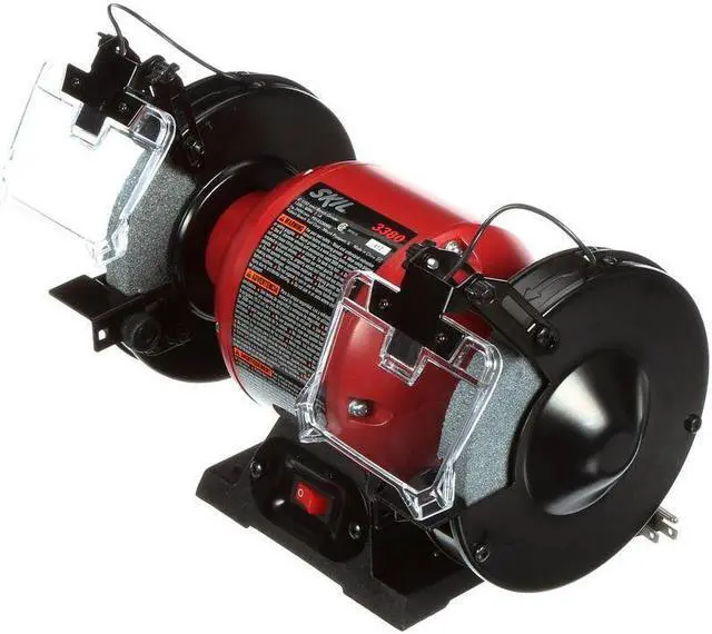 Alt view image 3 of 4 - Skil 3380-01 6 in. Bench Grinder with Light