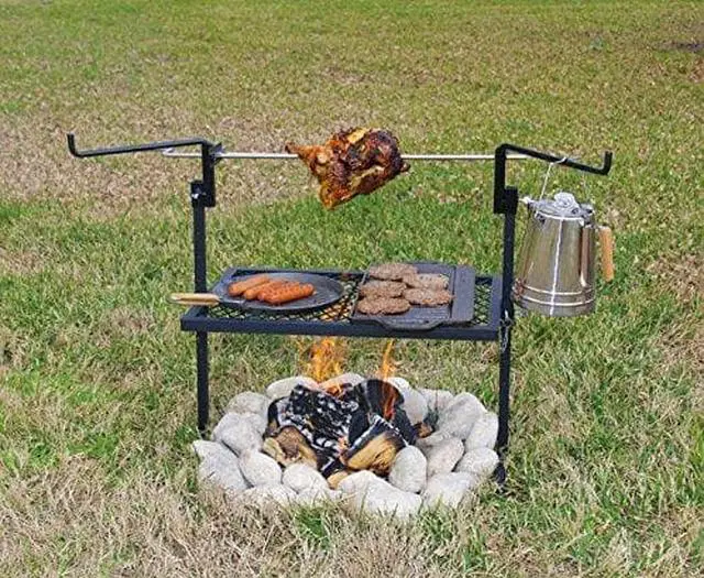 Alt view image 5 of 16 - Texsport Rotisserie and Spit Grill