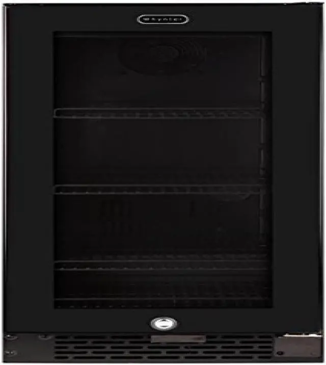 Main image of Whynter Built-in Black Glass 80-can capacity 3.4 cu ft. Beverage Refrigerator