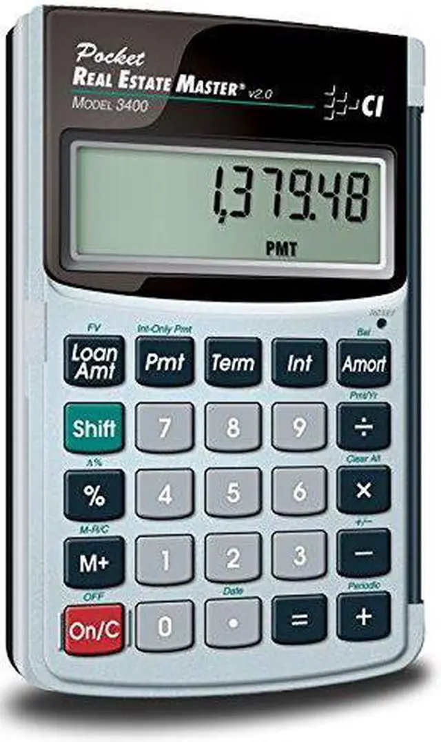 Alt view image 2 of 4 - CALC IND 3400 POCKET REAL ESTATE MASTER