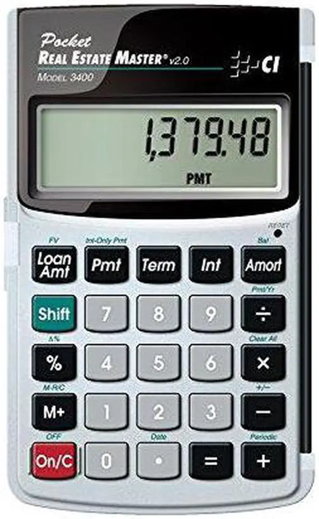 Alt view image 4 of 4 - CALC IND 3400 POCKET REAL ESTATE MASTER