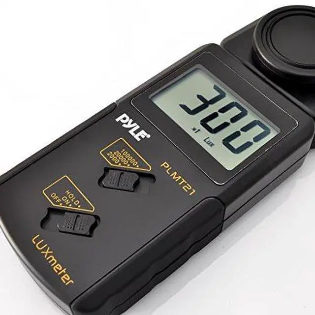 Alt view image 8 of 13 - Pyle Handheld Lux Light Meter Photometer W/ 20,000 Lux range, 2x Per Second Sampling, and Digital Display