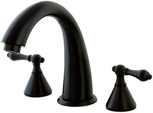 Alt view image 5 of 8 - Kingston Brass KS2365AL Roman Tub , Faucet, Oil Rubbed Bronze
