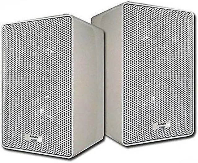 Alt view image 6 of 12 - Acoustic Audio 251W Indoor Outdoor 3 Way Speakers 400 Watt White Pair