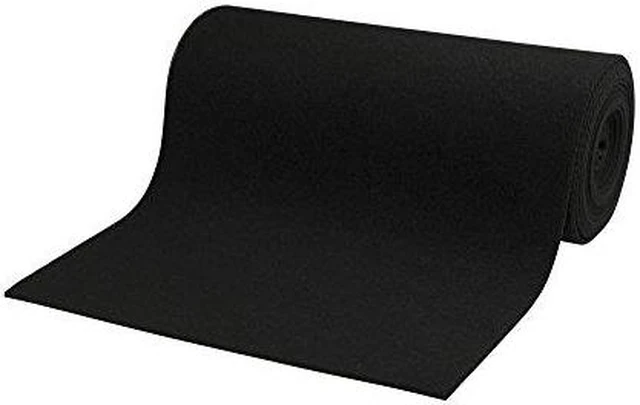 Main image of C.E. Smith Carpet Roll - Black - 18"W x 18'L