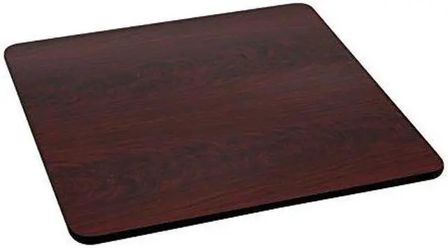 Alt view image 4 of 9 - 42'' Square Table Top with Black or Mahogany Reversible Laminate Top