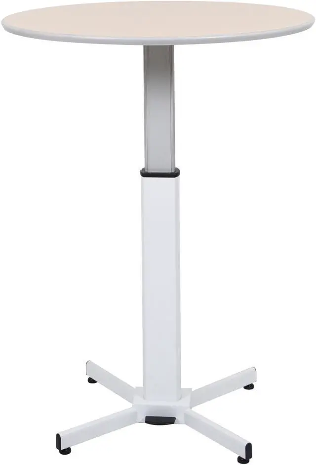 Main image of Luxor Pneumatic Adjustable Multi-Functional Round Pedestal Table
