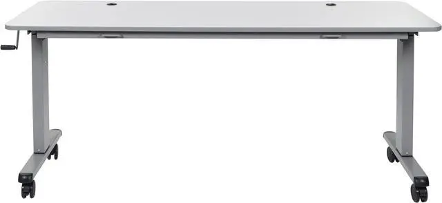 Main image of Luxor STAND-NESTC-72 is a 72" Adjustable flip top Table wih a Crank Handle