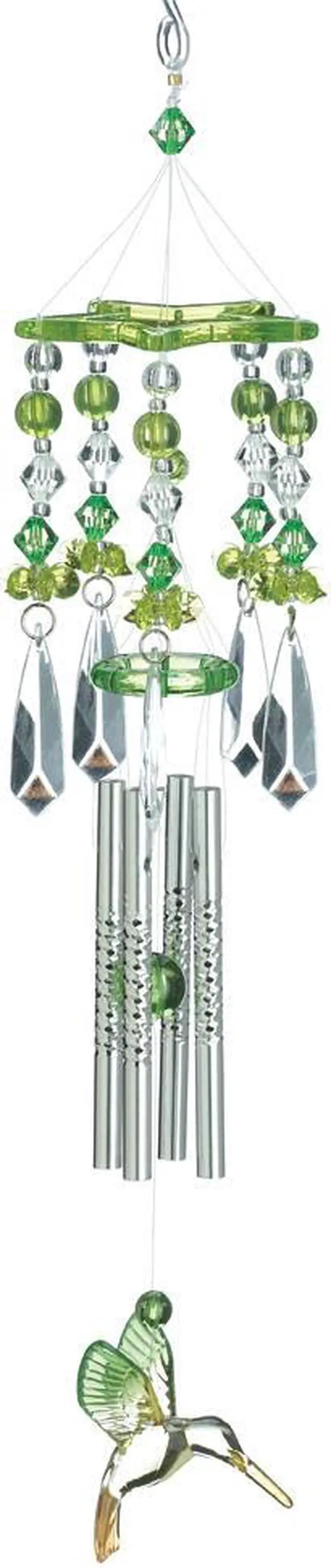 Main image of Koehler Outdoor Garden Patio Green Hummingbird Chime