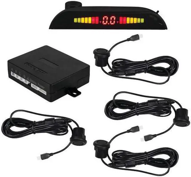 Alt view image 6 of 7 - iBeam by Metra TE-4PSKRUB Universal Rubber Bumper Sensor Rear Parking Assist Kit