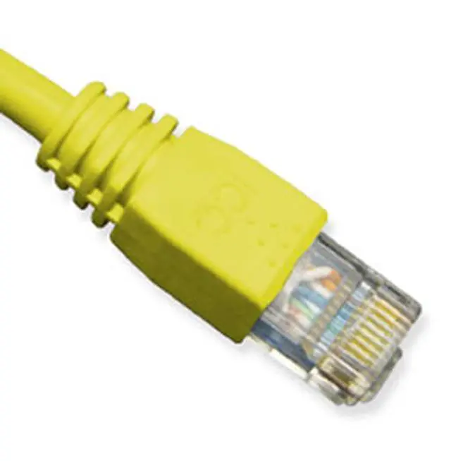 Alt view image 3 of 3 - PATCH CORD- CAT 6- MOLDED BOOT- 14' YL