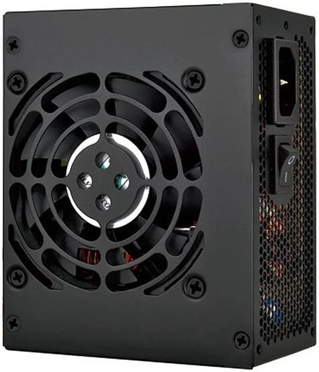 Main image of 300W, SFX form factor, single +12V rails with 25A output, Silent 92mmFan with 18dBA, efficiency 80Plus Bronze certification, fixed cable, 1x6pin PCI-E, SFX to ATX bracket