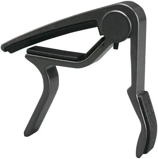 Alt view image 4 of 6 - Dunlop Curved Acoustic Guitar Capo - Smoked Chrome