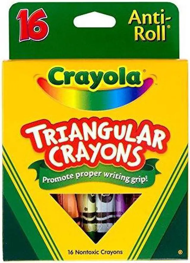 Alt view image 5 of 13 - Triangular Crayons, Assorted, 16/Box