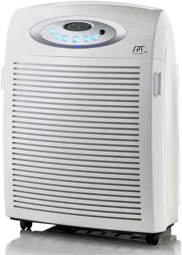 Alt view image 2 of 15 - Sunpentown DC-Motor Air Cleaner with Plasma, HEPA & VOC AC-9966