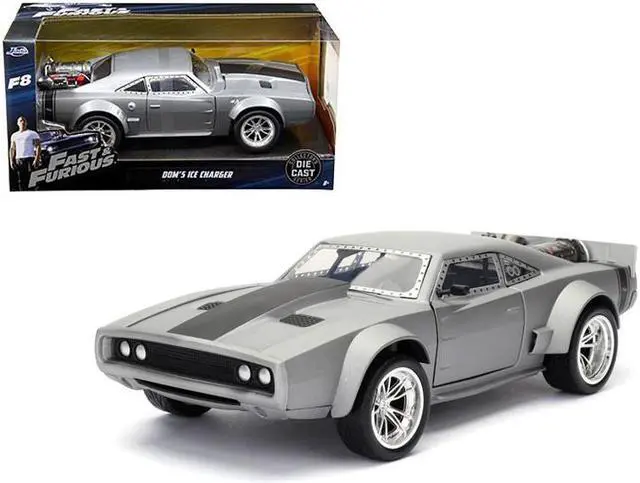 Main image of Dom's Dodge Ice Charger "Fast & Furious" F8 Movie 1/24 Diecast Model Car by Jada