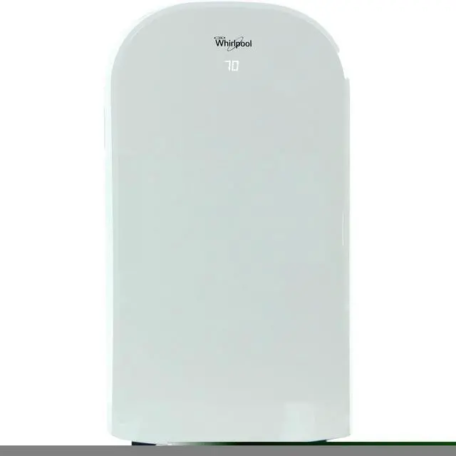 Main image of Whirlpool 14,000 BTU Dual-Exhaust Portable Air Conditioner with Remote Control in White