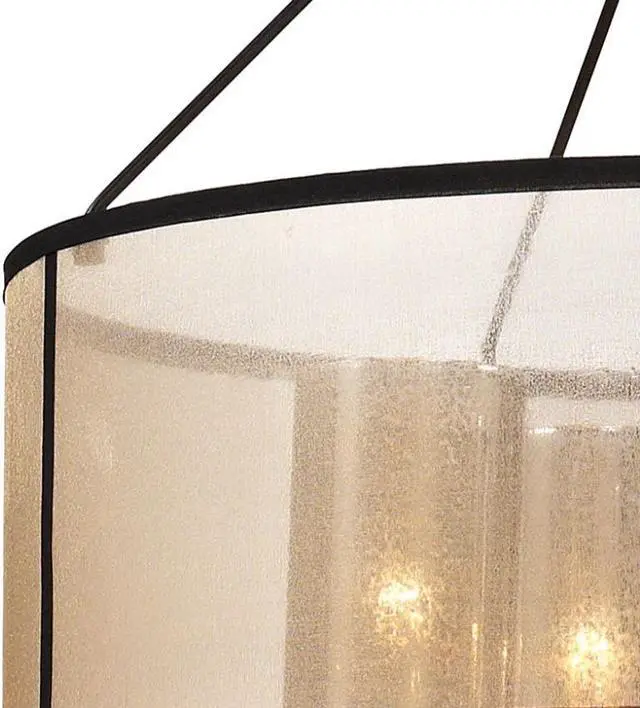 Alt view image 4 of 16 - Elk Lighting Diffusion Collection 4 Light Chandelier In Oil Rubbed Bronze - 57027/4