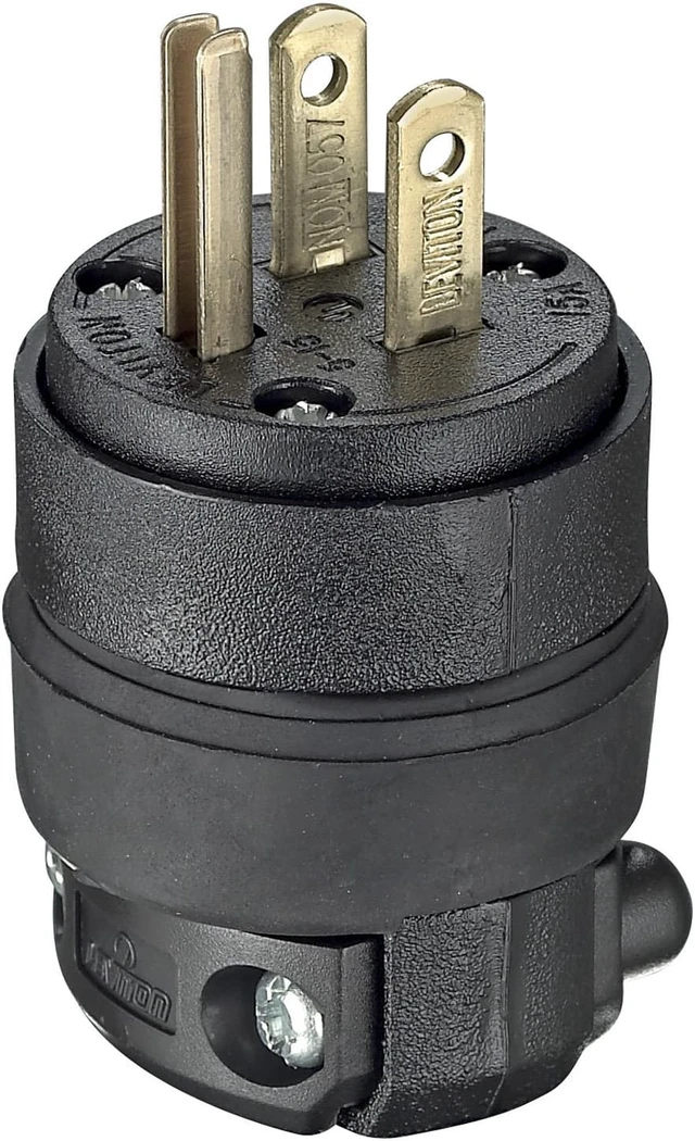 Alt view image 3 of 8 - Leviton Plug Hd Ground 1064-0407