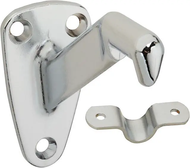 Alt view image 2 of 3 - National, N274-258, Satin Chrome Hand Rail Bracket