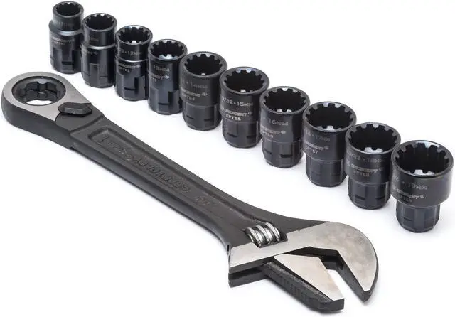 Alt view image 5 of 13 - Crescent CPTAW8 Pass-Thru Adjustable Wrench Set