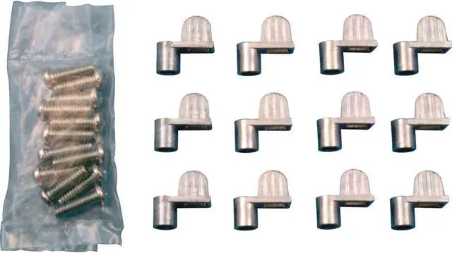 Alt view image 4 of 8 - Prime Line, PL 7735, 12 Pack, 5/16", Mill Finish, Die Cast Screen Clips
