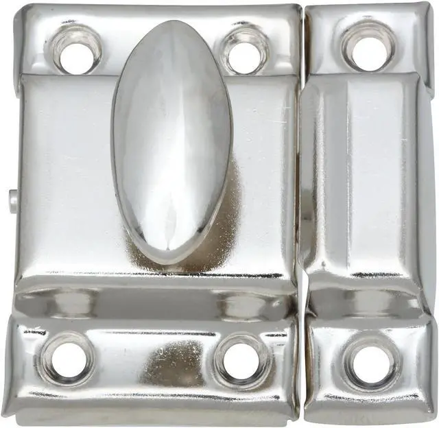 Alt view image 3 of 7 - National, N149-641, Nickel Cupboard Turn, 1 1/4 Inch X 1 3/4 Inch