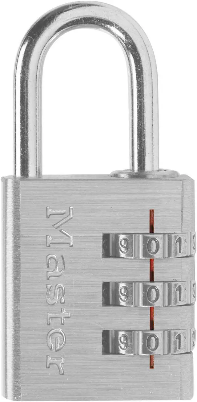 Alt view image 2 of 7 - Master Lock Luggage and Briefcase Padlock   630D