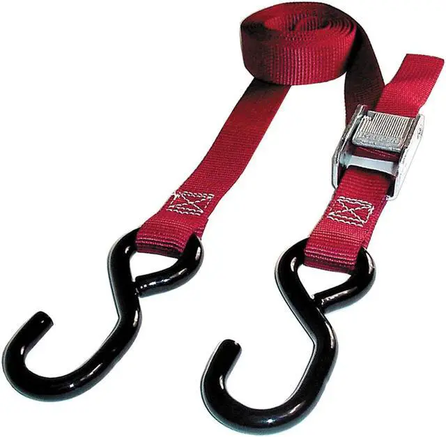Alt view image 3 of 10 - Heavy Duty Tie Down, 400 Lb, 6' L X 1" W KEEPER BY HAMPTON Tie Down Accessories