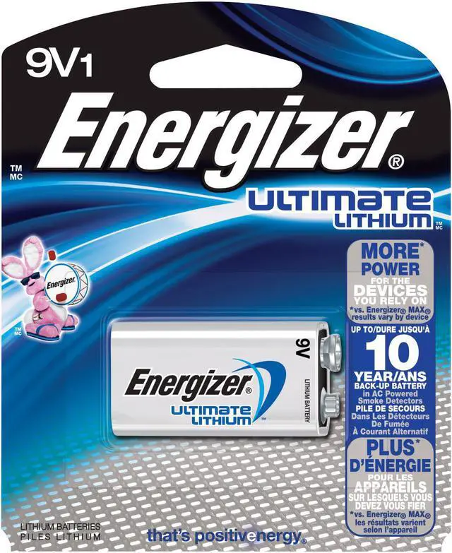Alt view image 6 of 19 - ENERGIZER-BATTERIES L522BP 1PK ULTIMATE LITHIUM 9V